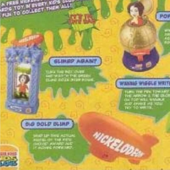 1999 Burger King Kids Meal Nickelodeon Kids' Choice Awards Blimp Toy - Picture 3 of 6